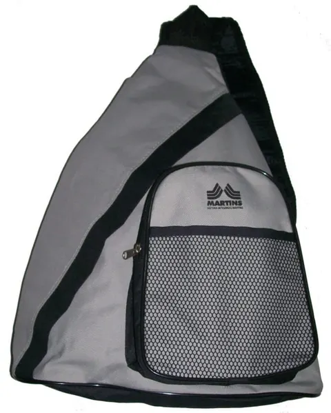 Mochila de uma alça com bolso de tela frontal, modelo MOC-19