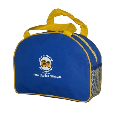 Frasqueira meia-lua com bolso de tela, modelo NEC-14