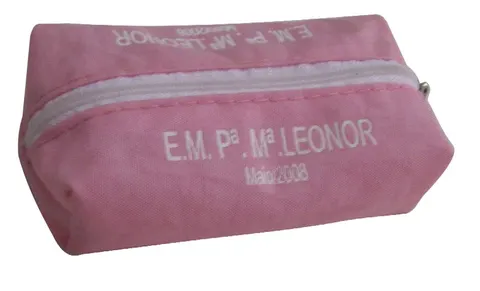 Necessaire retangular com zíper, modelo NEC-25