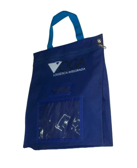 Malote vertical com visor para etiqueta, modelo PAS-26