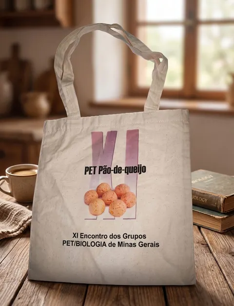 Ecobag em tecido cru com alças longas, modelo SAC-01