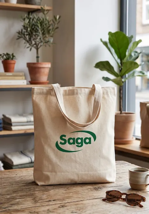 Ecobag larga em tecido cru, modelo SAC-03