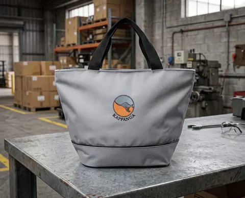Bolsa de mão com zíper e base reforçada, modelo SAC-08