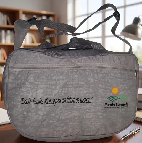 Bolsa transversal com zíper e bolso frontal, modelo SAC-10