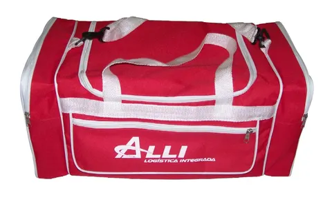 Bolsa de viagem com bolso frontal e vivo, modelo VIA-14