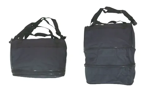 Bolsa expansível com fundo sanfonado, modelo VIA-17